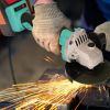 21V Cordless Angle Grinder Kit with Brushless Motor 5Pcs Cutting Wheels Rechargeable Cut-Off Grinding Tool 3 Speeds Up to 9000RPM For Metal Wood Tile