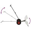 Manual Snow Shovel with Wheels