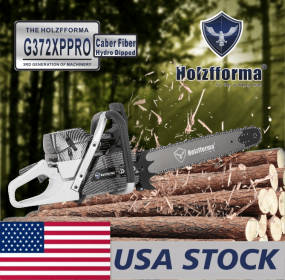 FARMERTEC 71cc Holzfforma G372XP PRO Top Grade Chainsaw With Walbro Carburetor Italy Tech Nikasil Cylinder Meteor Piston Caber Ring NGK Plug Double Bu (Engine Displacement: 71CC)